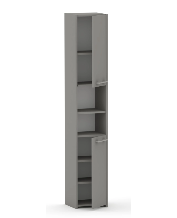 Słupek łazienkowy LUNA 40 cm 2D szary